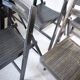 5 x chaises pliantes vintage