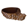 Large monoxyle carved wooden bowl