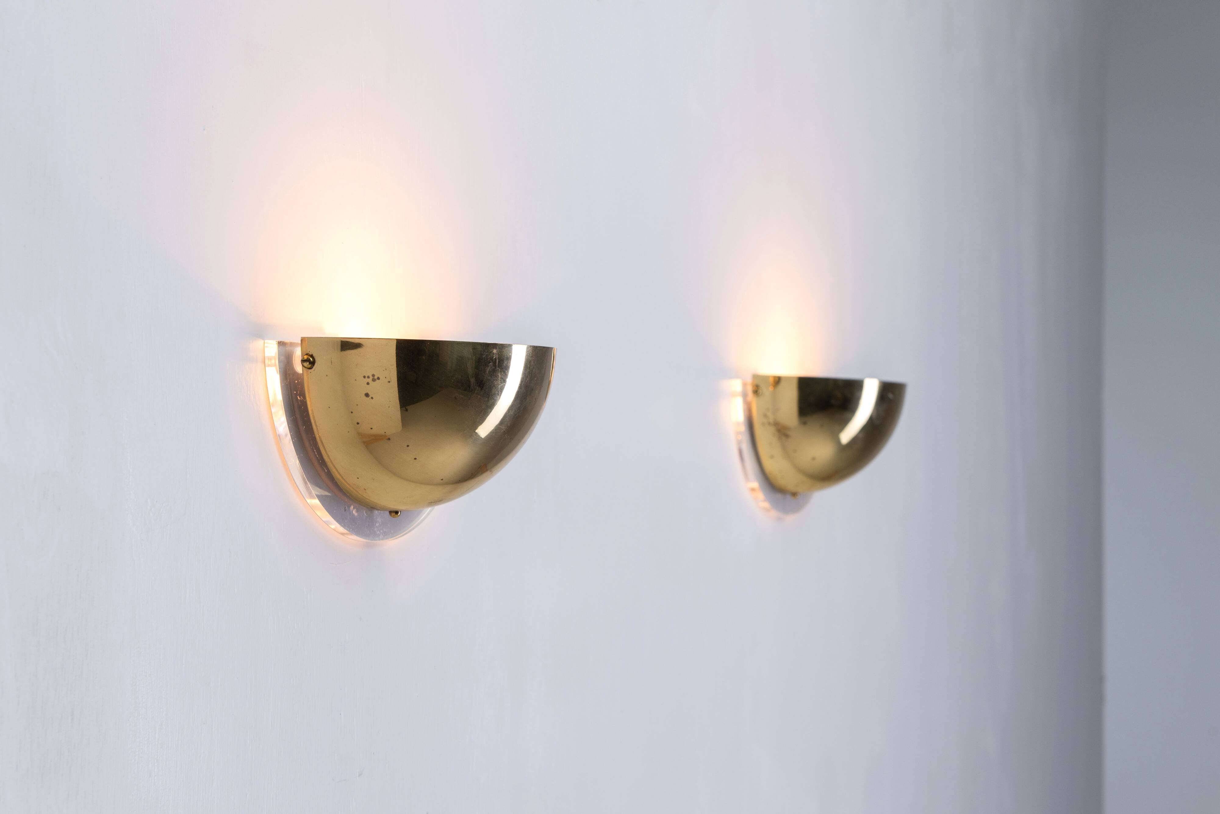 Set of two wall lamps by N Leuchten, Germany, 1970s