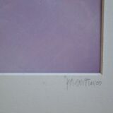 large abstract color photo "windsurfer sails" Vancouver 1985