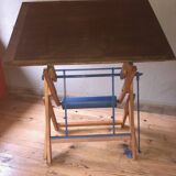 wooden architect's purpose table