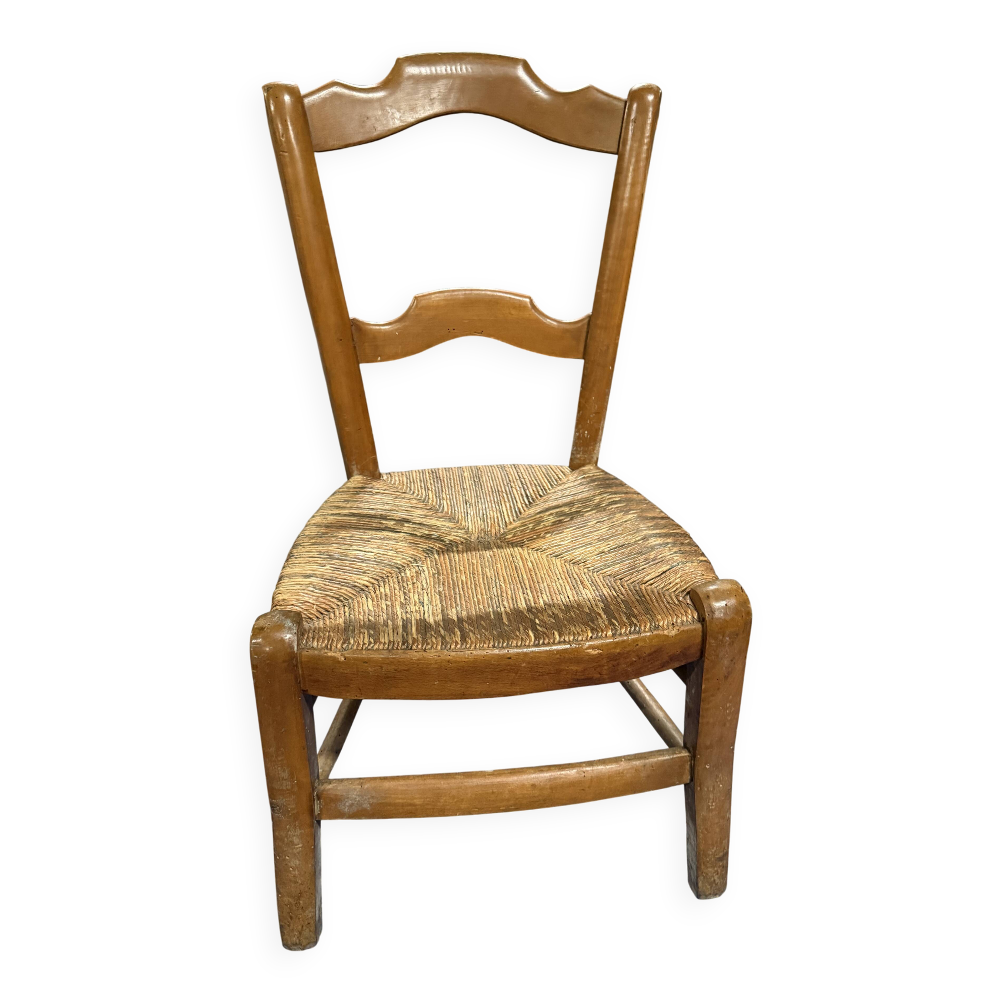 Children's walnut chair