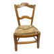 Children's walnut chair