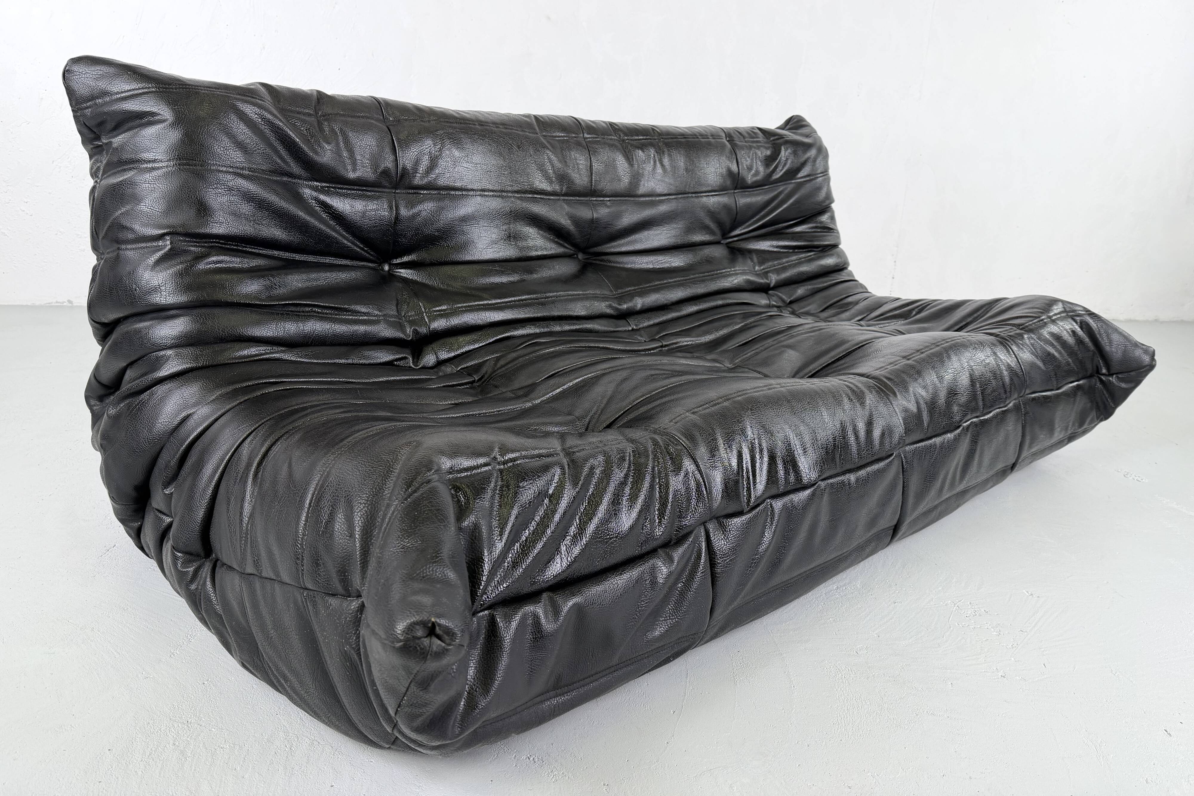 Togo 3-seater armchair by Michel Ducaroy for Ligne Roset - 1990s