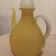 Stunning Duo of Mid-Century Frosted Satin Glass Carafes & Decanters