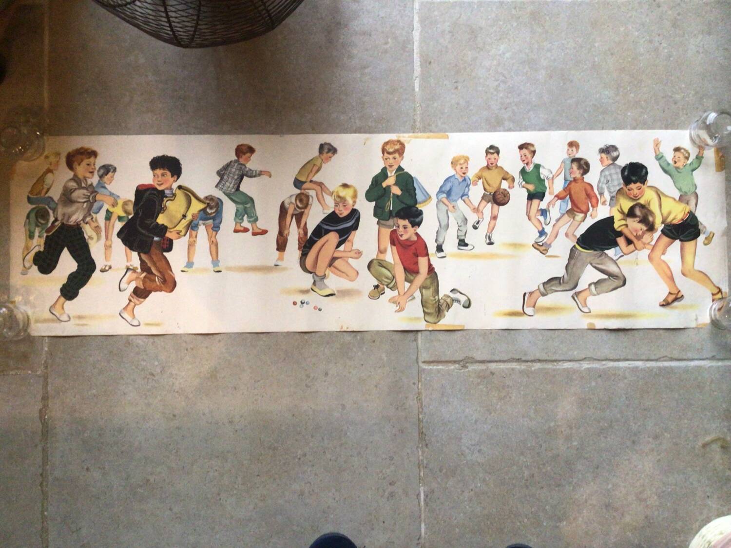 Vintage school poster boy