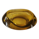Vintage amber glass pocket tray