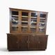 Vintage XL industrial display cabinet / pharmacy cabinet / laboratory cabinet