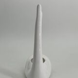 Cache pot forme de cygne en céramique