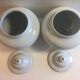 Duo Jar Style Lamp Bases Glazed White Porcelain Decorative Art Living Room