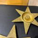 Vintage 2 Piece Ashtray Set Star Design