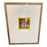 Original silkscreen printed signed 1977