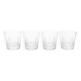 Set of 4 Saint-Louis crystal whiskey glasses – Florence model – Signed