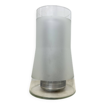 Lampe de table vintage IKEA des années 80 B9919 – verre dépoli fait main avec diffuseur