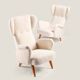Wingback armchairs – Carl Gustaf Hiort