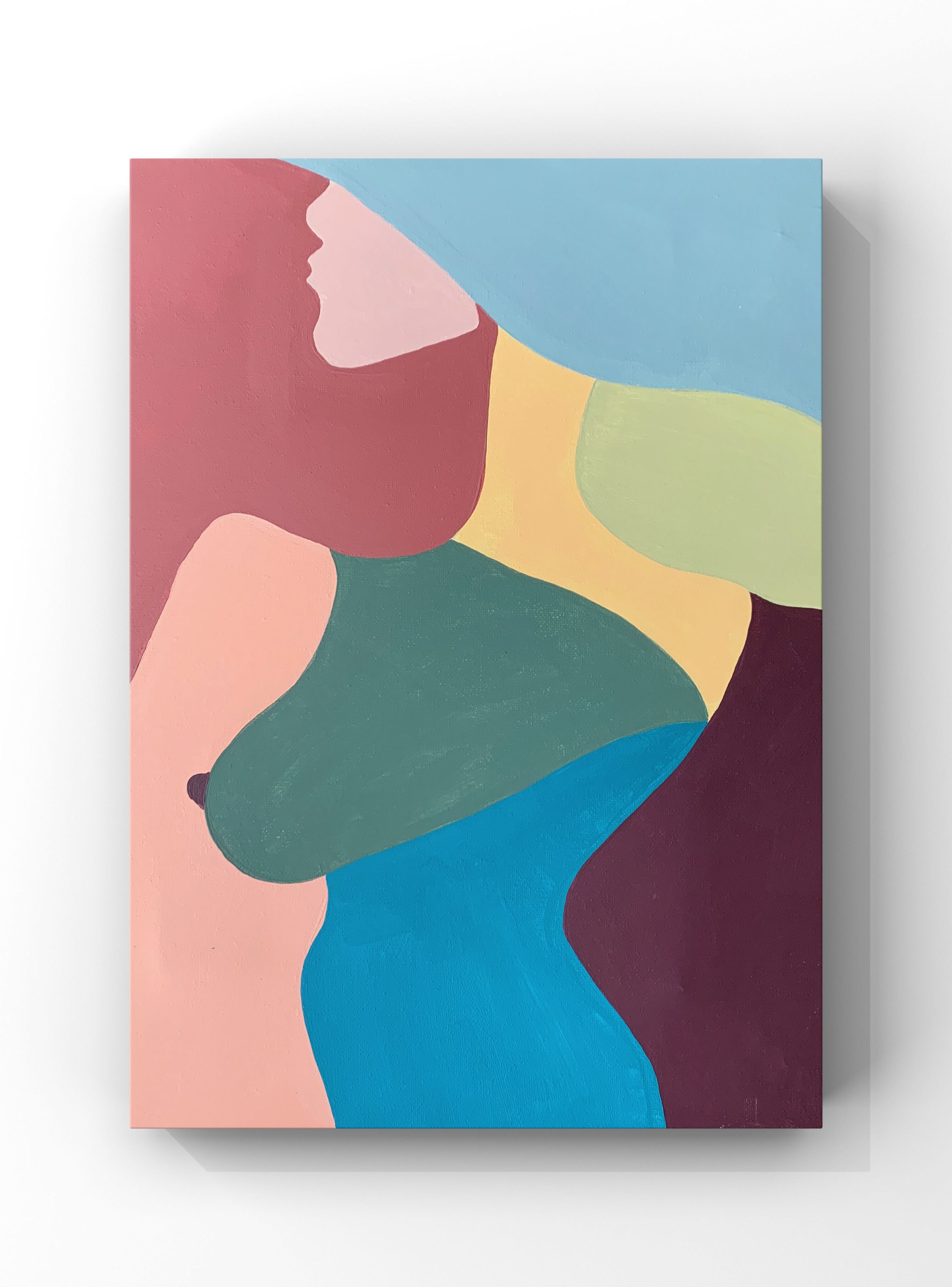 Body pieces - Face - Body series, 30x40cm, original piece