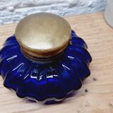 Encrier bleu cobalt