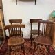 Old bistro chairs