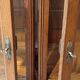 Pair of art deco showcases