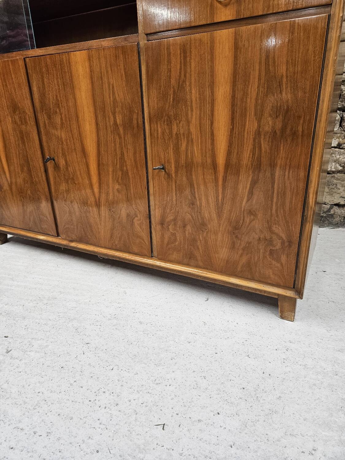 Art Deco walnut sideboard, 1960