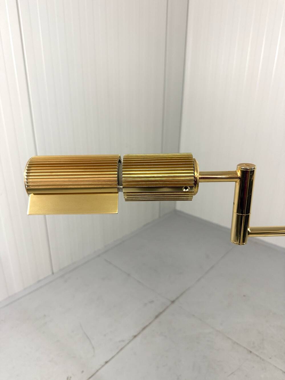Viktor Frauenknecht brass Haloprofil 878HR floor lamp Swiss Lamps