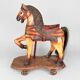 Vintage Wooden Horse on Wheels