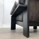 Fauteuil lounge brutaliste allemand postmoderne par Rolf Benz pour Musterring, années 1990
