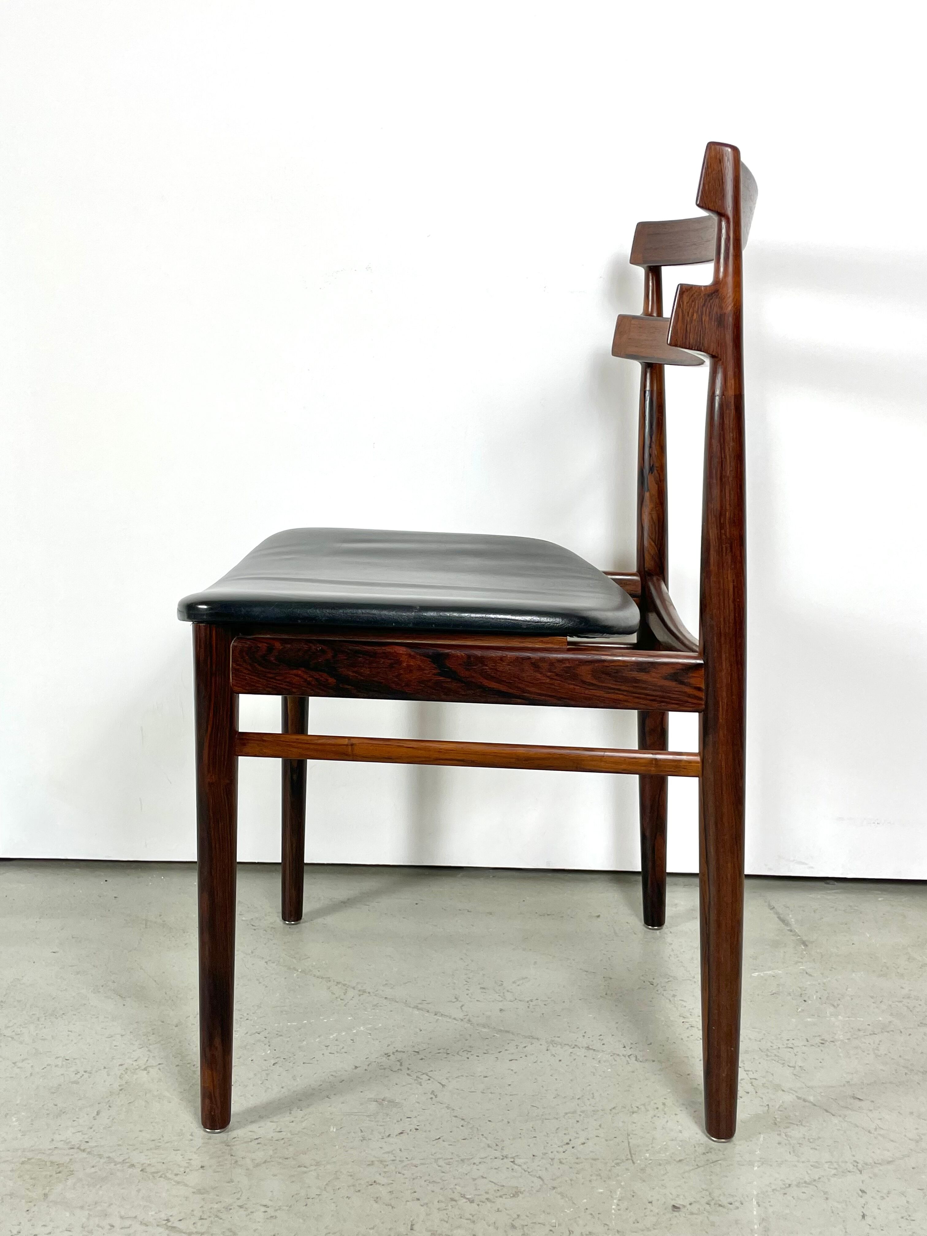 4 chaises par Henry Rosengren pour Brande Denmark 60