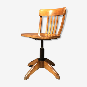 Beech office chair by Albert Stoll 1940s