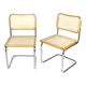 Paire de chaises B32 de Marcel Breuer