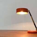 Mid-century minimalist orange table lamp, Italy, 1960s.