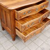 18th-century Louis XV walnut commode.