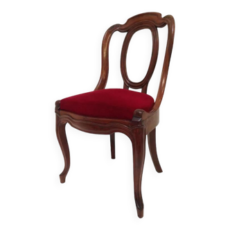 Antique empire style gondola chair