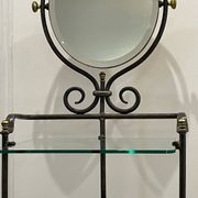 Serviteur de salle de bain en fer forgé