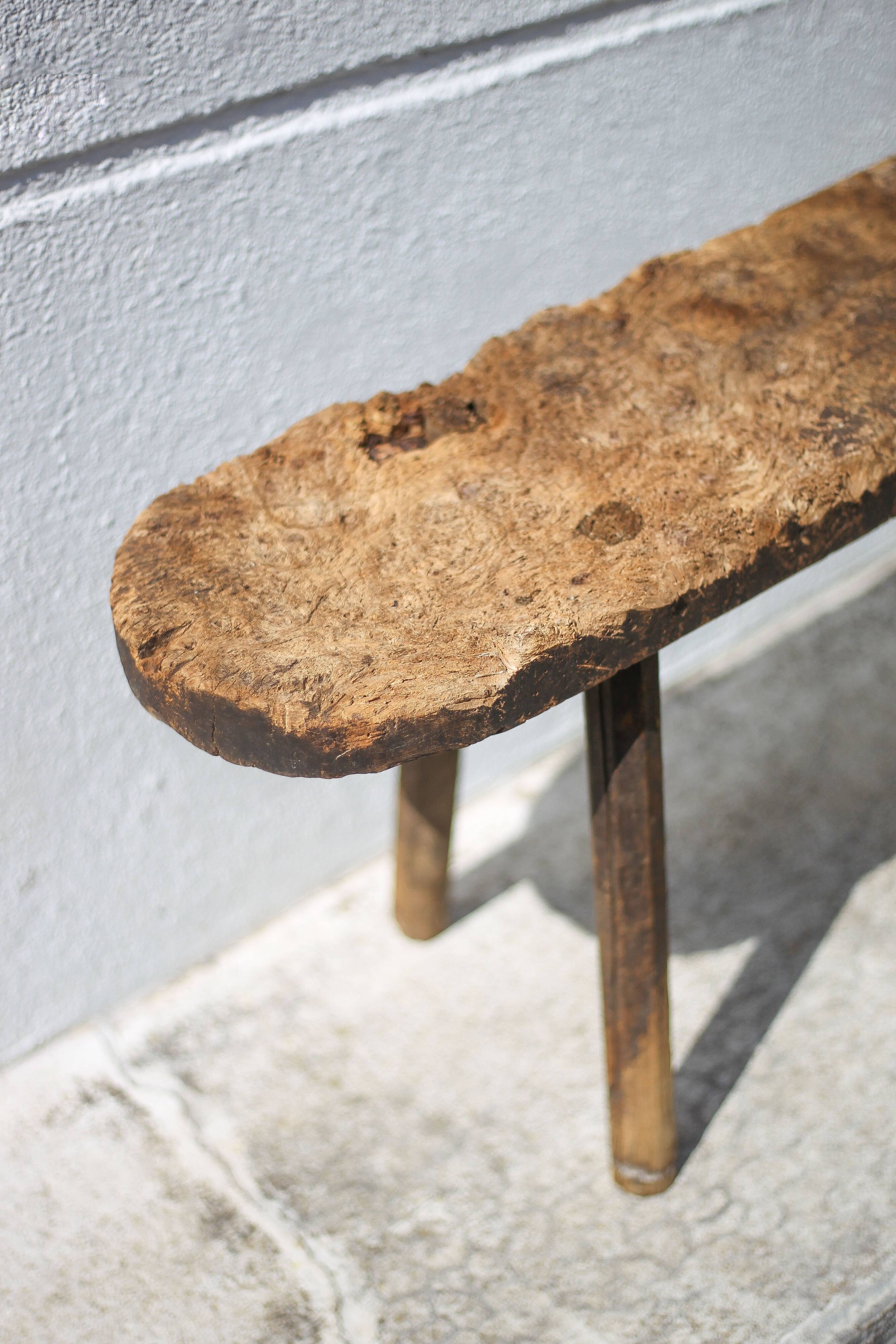Old farm bench, vintage wooden bench, vintage bench