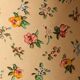 Pair of lamps with hand-painted floral shades