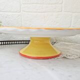 Large vintage apple barbotine pie display