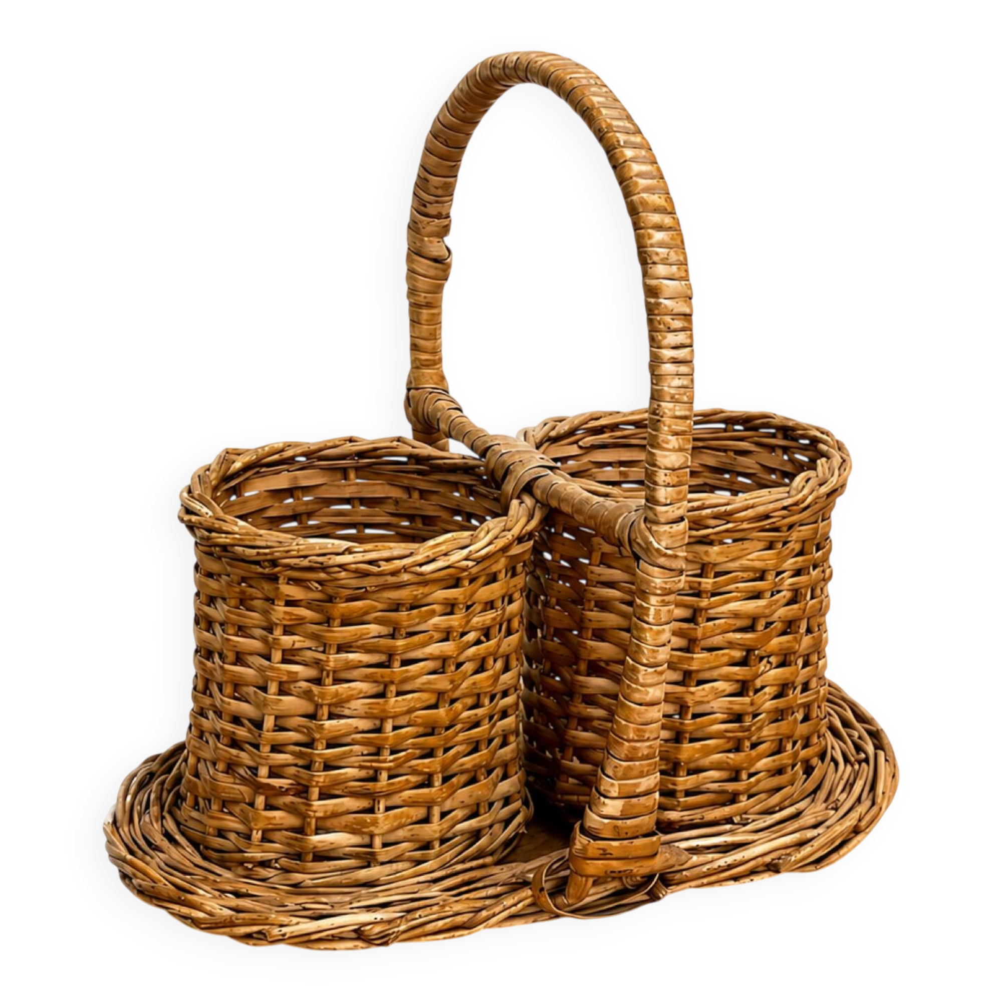Wicker basket 1950s/60s