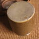 Mustard Pot Stoneware Brown Chiné Vintage Interior Varnished Gray