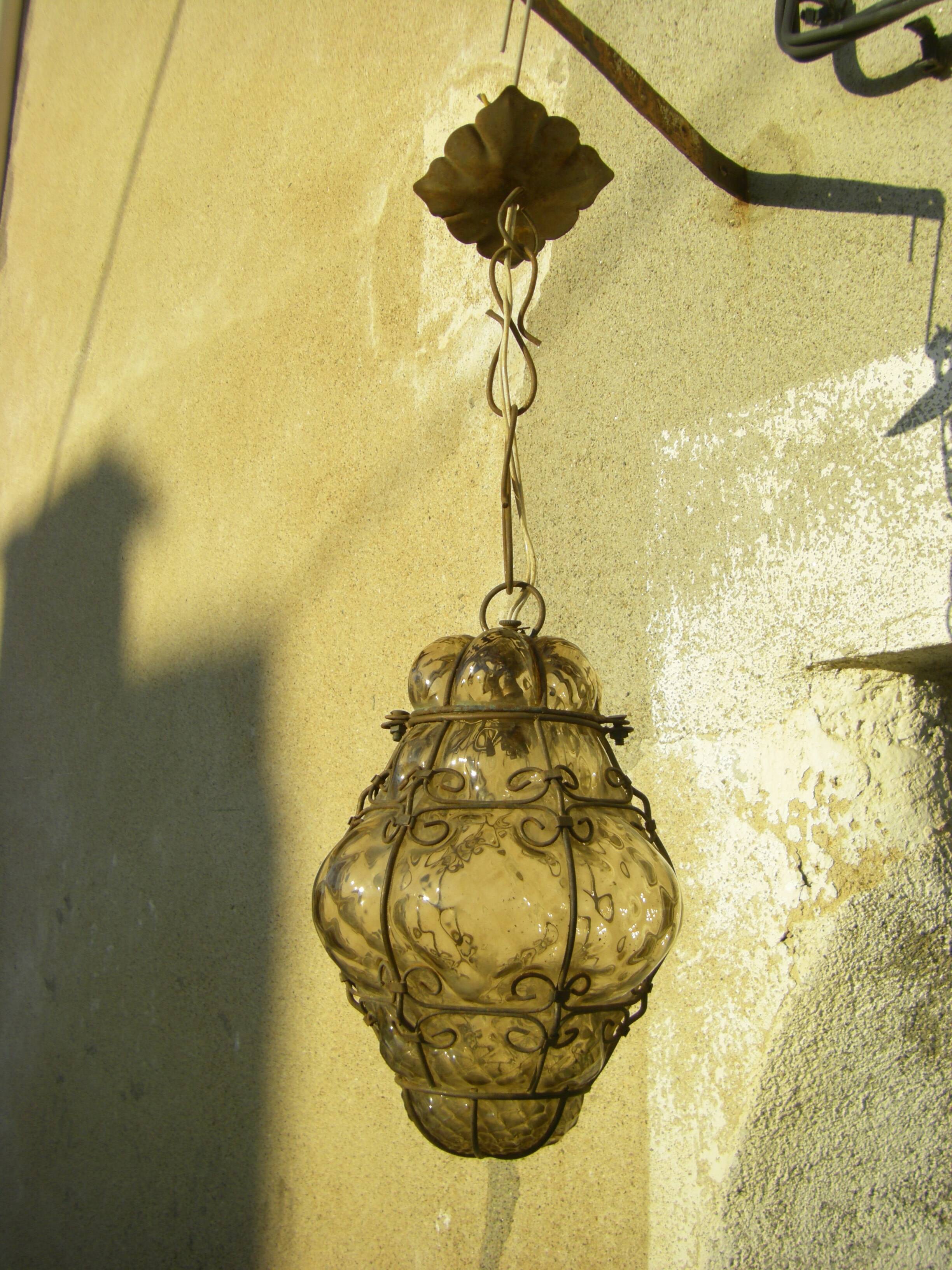Venetian lantern called lantern "cage"