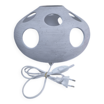 Organic style plaster lamp