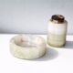 Vintage ashtray & table bookend in onyx - Art Deco period