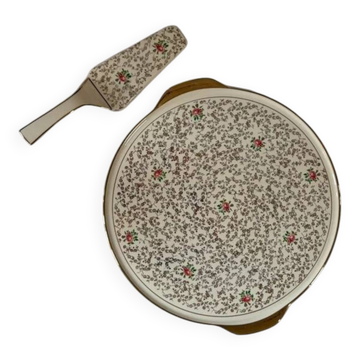 Coffret plat tarte et pelle vintage