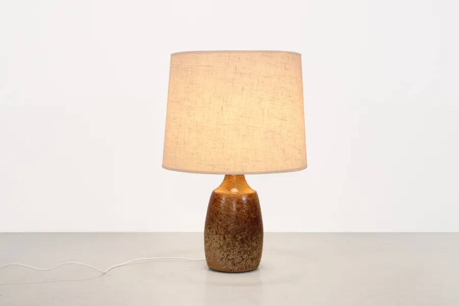 Large Ceramic table lamp by Frank Milo for Tromborg, model 566