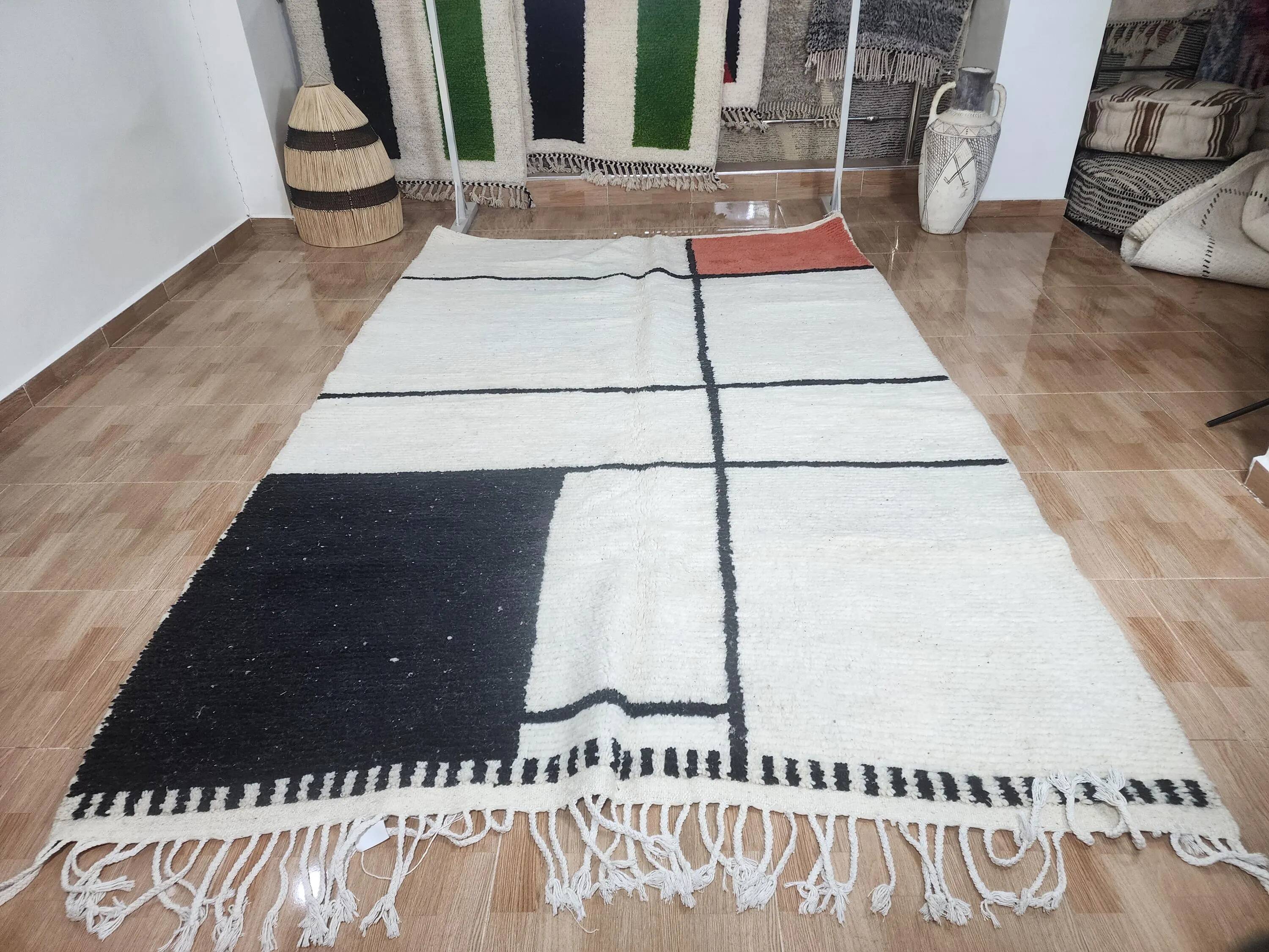Handwoven Berber rug 3x2 m