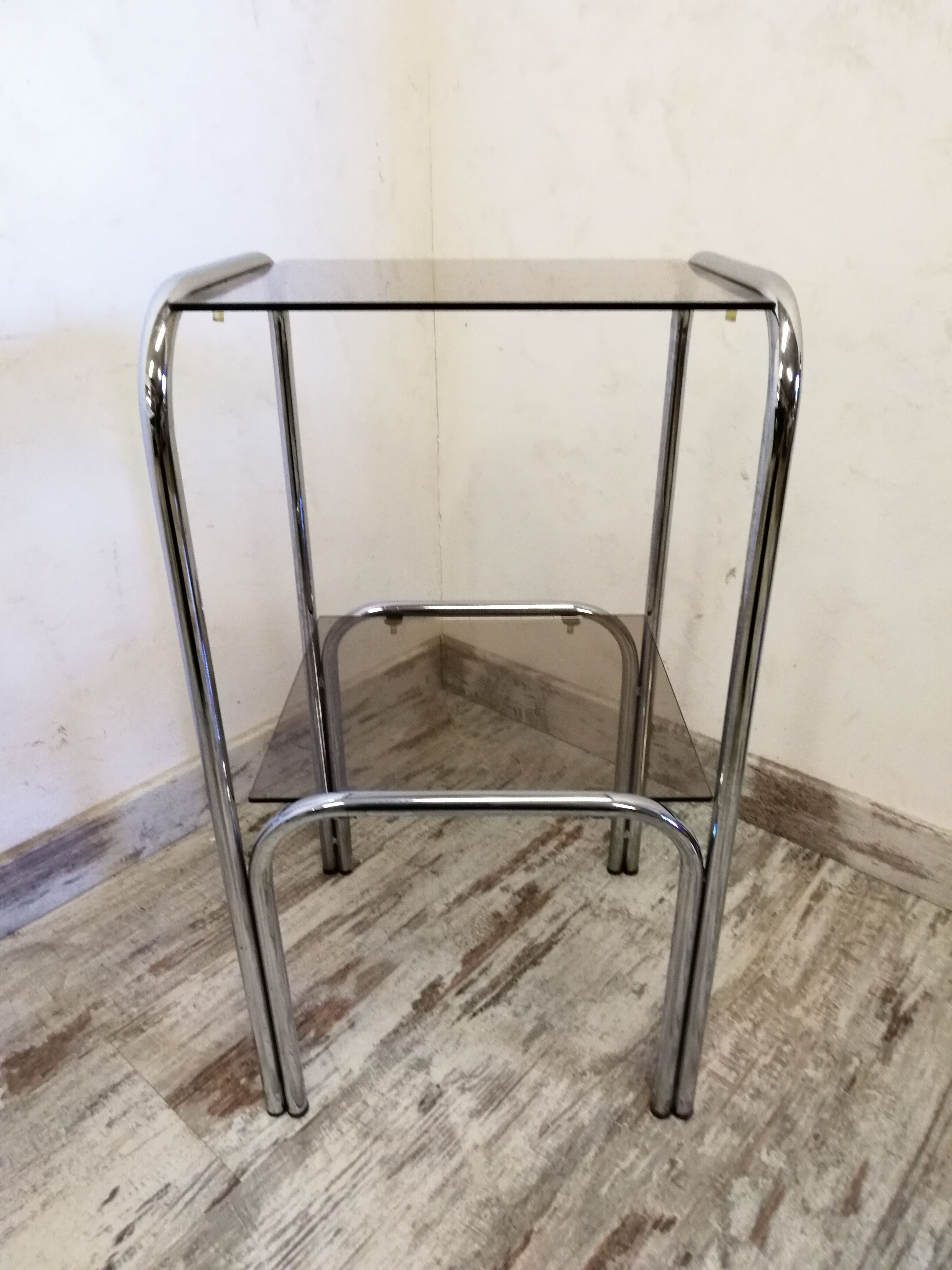 Vintage glass shelf