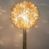 Capiz Shell Lotus Ball Table Light Germany, 1960s
