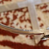 1970s design side table in chromed metal