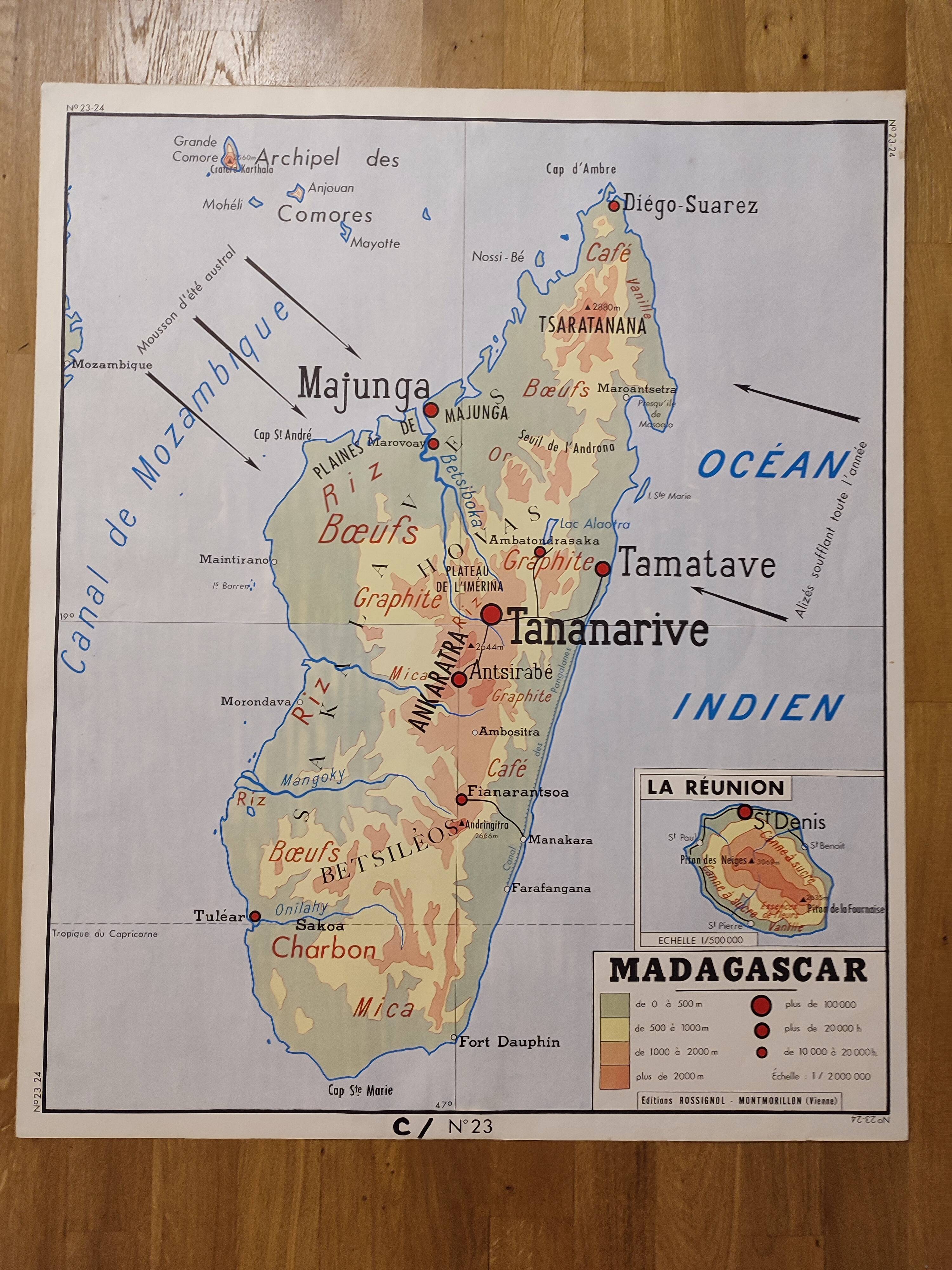 School map madagascar