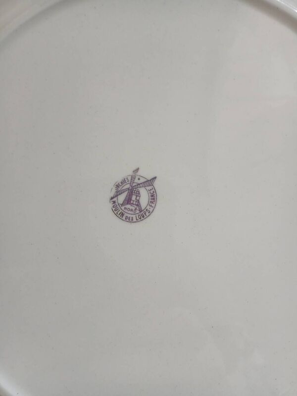 13 assiettes plates vintages Moulin des Loups